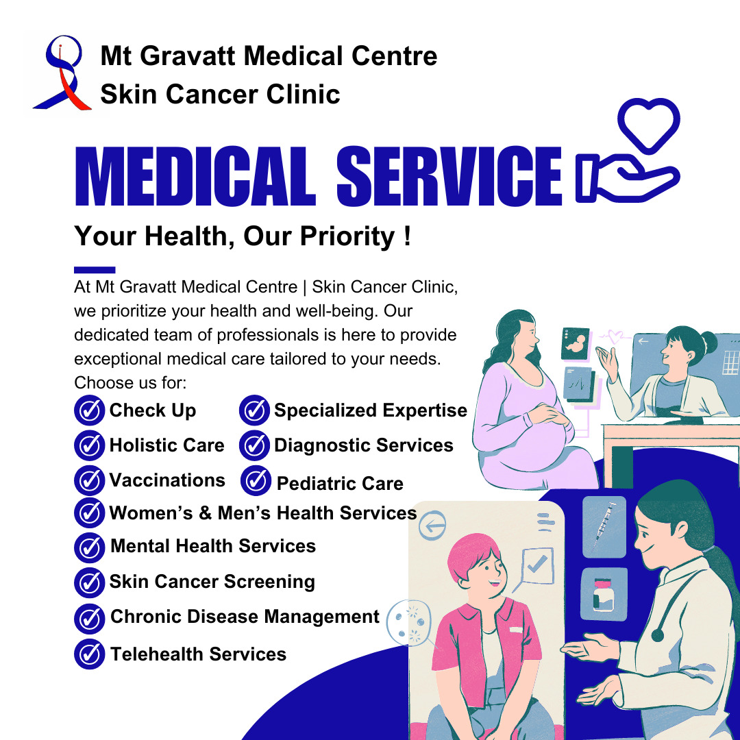 Expecting skin cancer screening, what services do we provide? Medical Centre